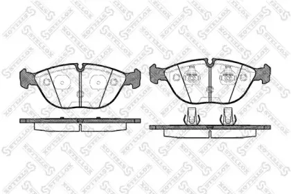 Комплект тормозных колодок, дисковый тормоз STELLOX купить